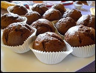 Muffiny z czekoladą