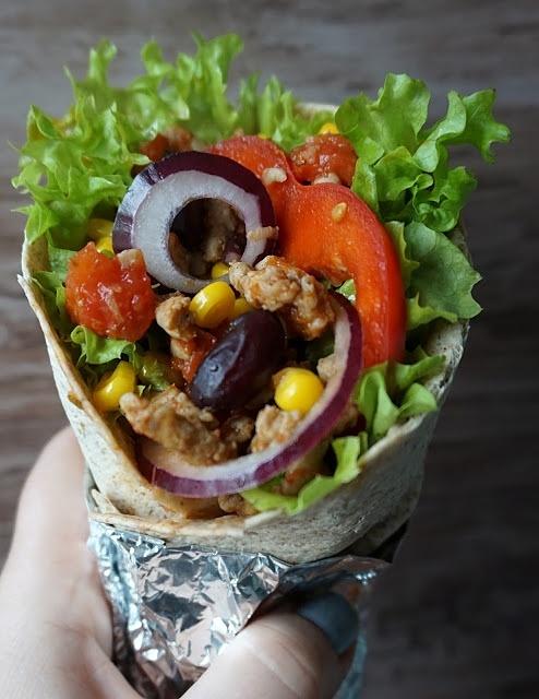 Meksykańska tortilla burrito