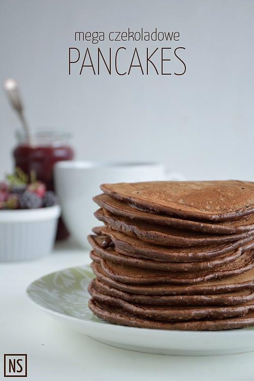 Mega czekoladowe pancakes