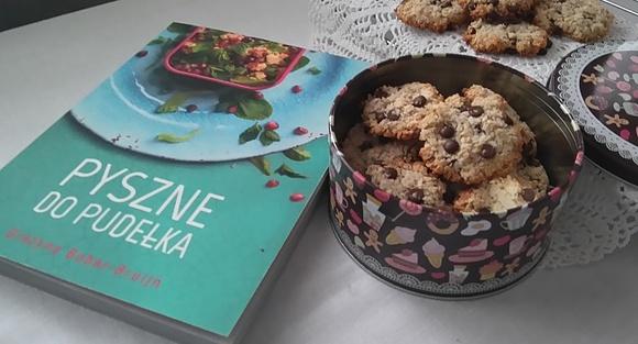 Kokosowe owsianki chrupiące ciastka z płatkami owsianymi