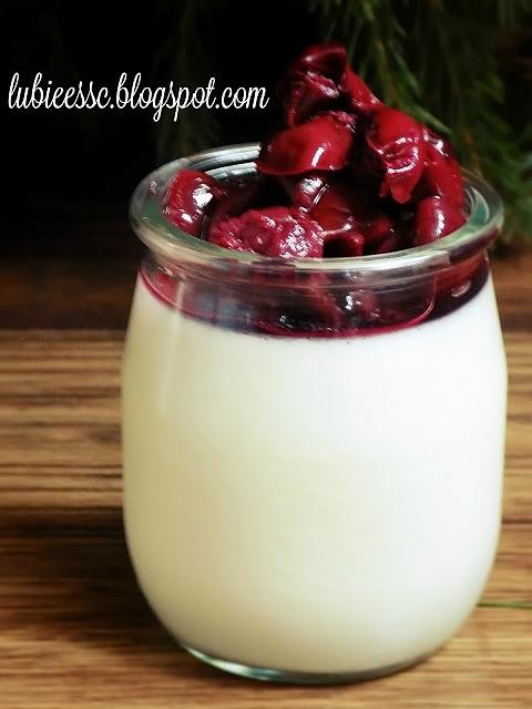 Walentynkowa panna cotta