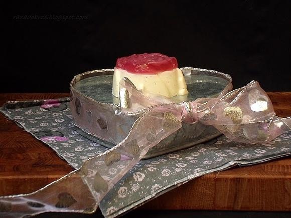 Panna cotta na Walentynki