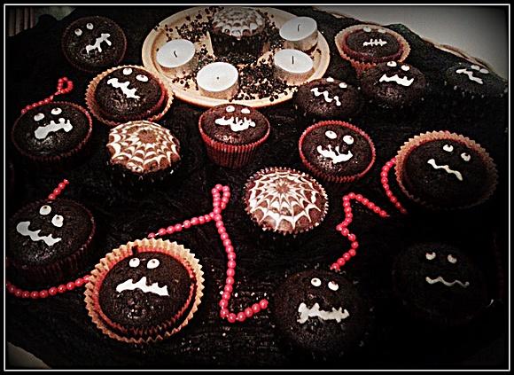 Babeczki kawowe na Halloween