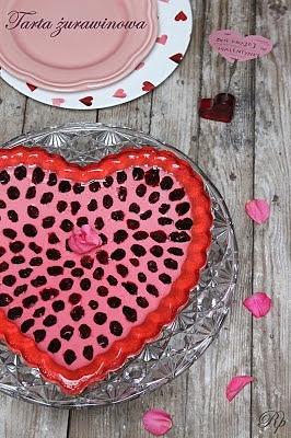 Tarta żurawinowa z galaretką na orkiszowym spodzie