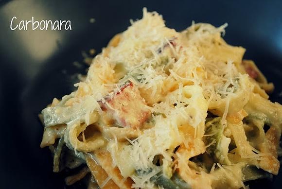 Carbonara - przepis na włoski makaron z jajkami i serem
