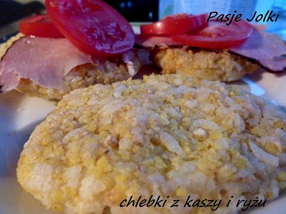 Chlebki z kaszy jaglanej i ryżu