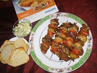 Pyszna wątróbka z kurczaka z grilla w Airfryer hd9240/30