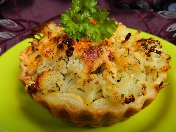 Kalafiorowa mini-tarta