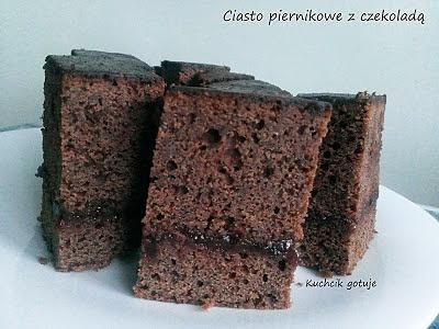 Ciasto piernikowe z czekoladą