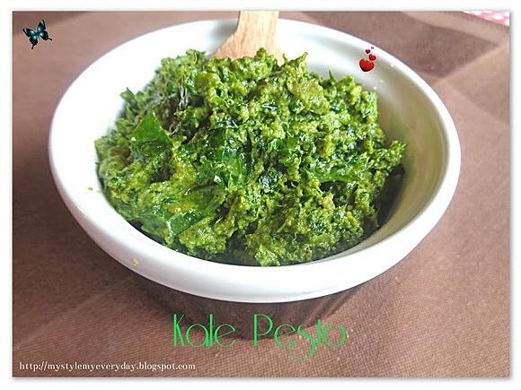 Pesto z jarmużu - Kale Pesto