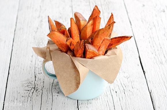 Frytki z batatów pieczone w piekarniku