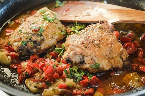 Piperade z kurczakiem