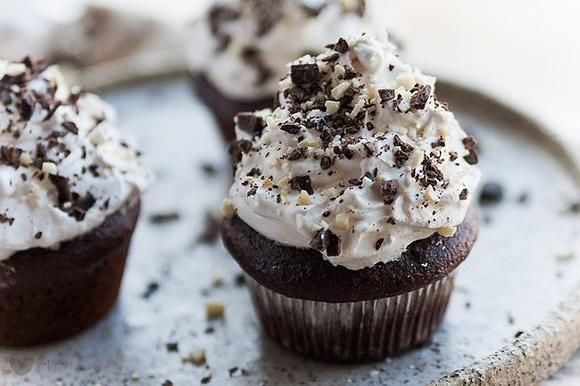 Wegańskie muffiny czekoladowe