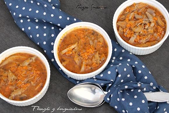 Flaczki z boczniaków - bez mięsa, szybkie i aromatyczne