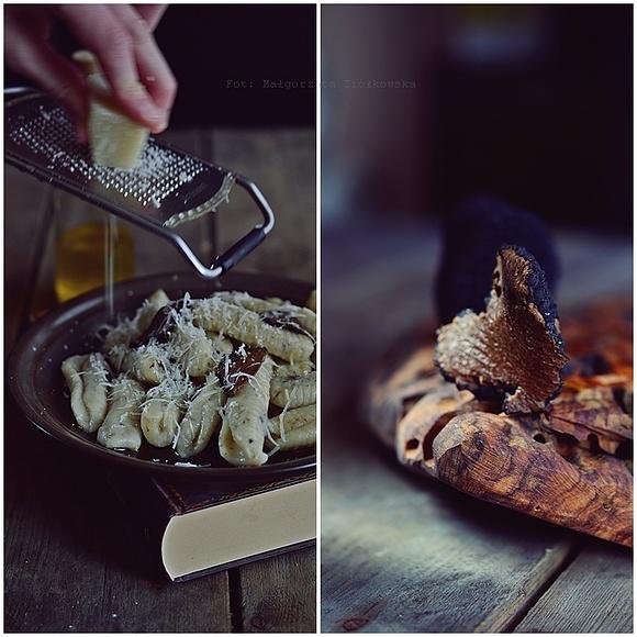 Truflowe gnocchi z oliwą i parmezanem