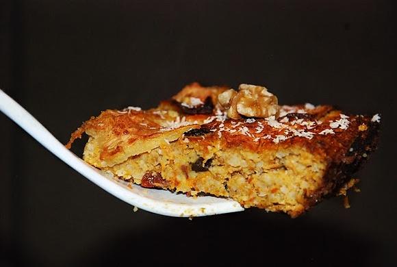 Marchewkowe ciasto z kaszy jaglanej