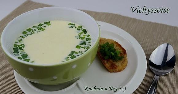Vichyssoise - chłodnik z porów z Francji