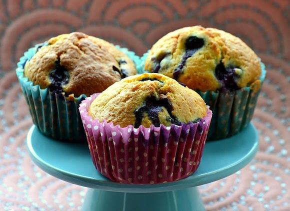 Szybkie muffinki z borówką amerykańską