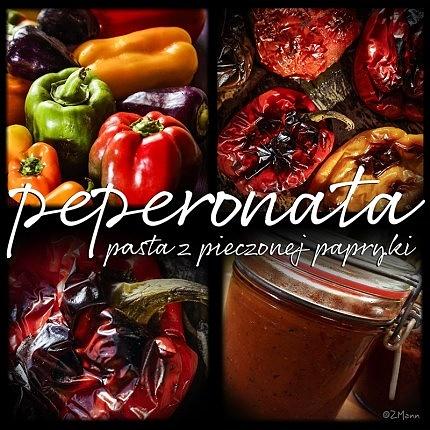Peperonata - włoska pasta z pieczonej papryki