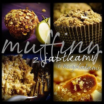 Muffiny z jabłkami i migdałami