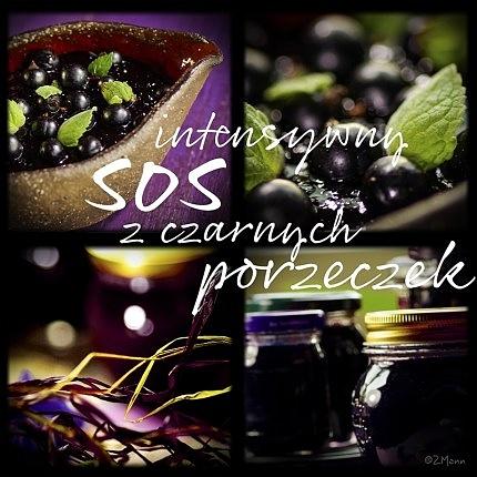 Intensywny sos z czarnych porzeczek