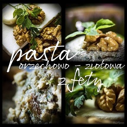 Pasta orzechowo-ziołowa z fety