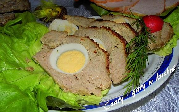 Pieczeń z jajkiem