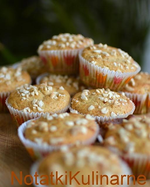Muffinki pomarańczowo imbirowe z ricottą, pieczone wspólnie
