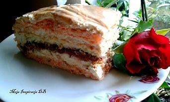 Pink biszkopt wiśniowy lekkie delikatne ciasto smaczne