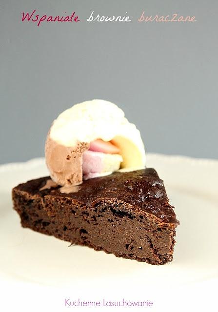 Buraczane brownie