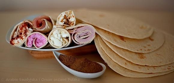 Chleb Markook czyli saj bread