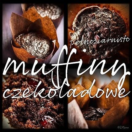 Pełnoziarniste muffiny czekoladowe
