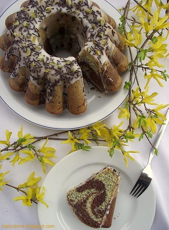 Cytrynowo-Makowa Babka Marmurkowa