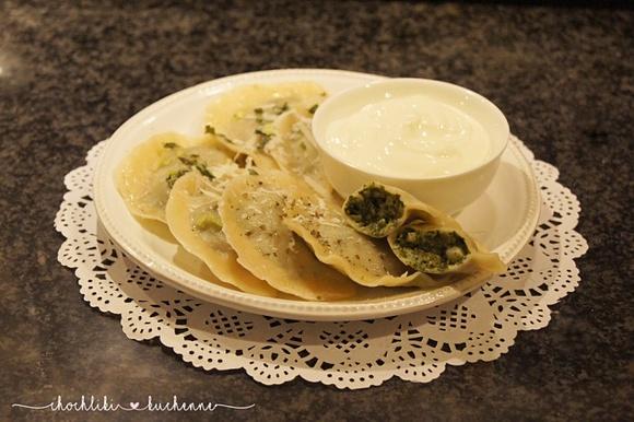 Pierogi ze szpinakiem