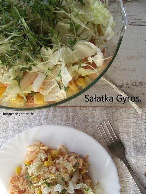 Sałatka Gyros