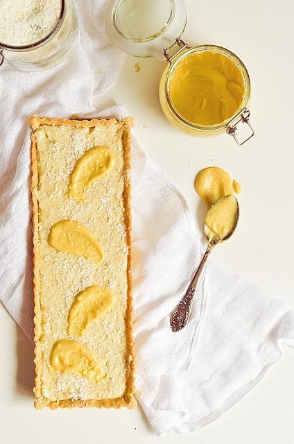 Mazurek kokosowy z curdem ananasowym Pina Colada