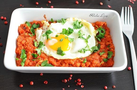Shakshuka z soczewicą