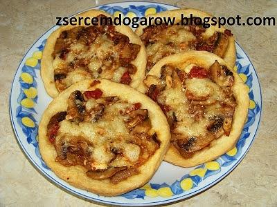 Pizzerinki na kruchym cieście