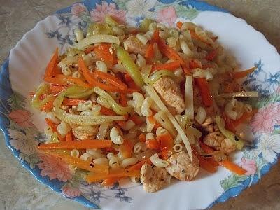 Kurczak z warzywami na obiad
