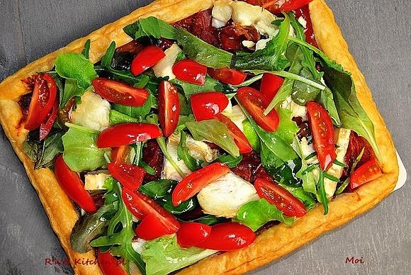 Tarta z szynką i serem