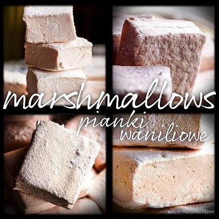Marshmallows domowe pianki waniliowe