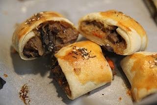 Paszteciki z kapustą i grzybami