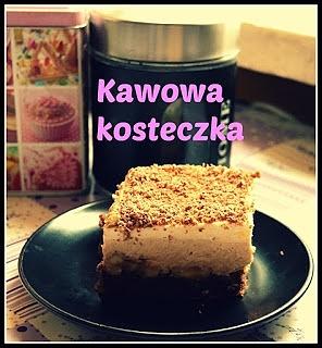 Kosteczka kawowa z ciemnym biszkoptem i masą kawową