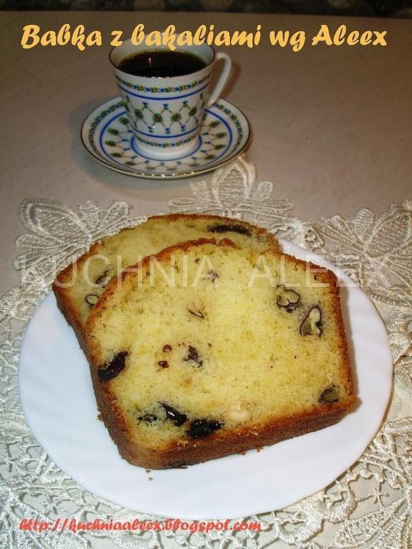 Babka z bakaliami wg Aleex