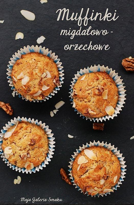 Muffinki migdałowo-orzechowe