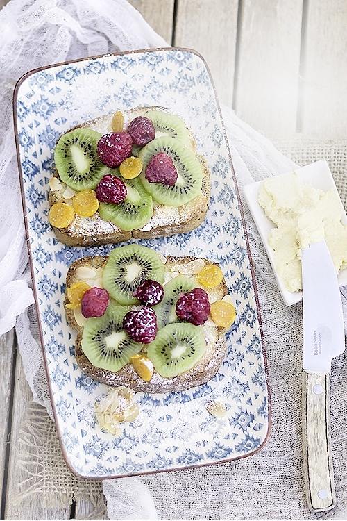 Kanapki na słodko z frangipane