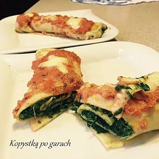 Crepes ze szpinakiem