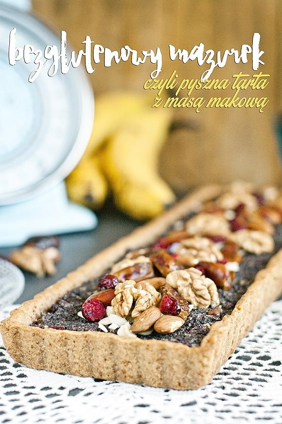 Mazurek makowy bezglutenowy paleo