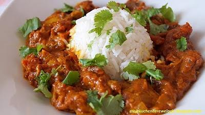 Kurczak curry z ananasem