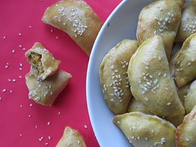 Soczewiaki pieczone pierogi z soczewicą